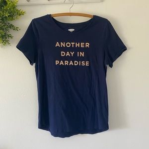 Old navy, blue graphic tee. Size M.
